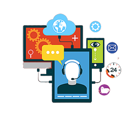 Tư vấn, đặt lịch hẹn cho khách hàng có nhu cầu dịch vụ website, hosting, tên miền, và dịch vụ quảng cáo của công ty